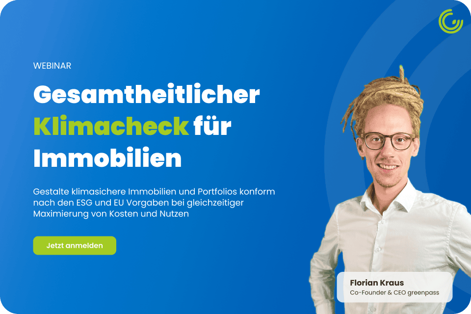 Gesamtheitlicher Klimacheck für Immobilien und Portfolios